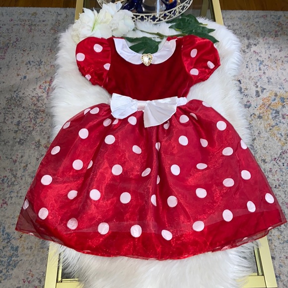 Disney Store - Classic Three Layer Minnie's Polkadot Dress - US Size 6/6X - Picture 4 of 17